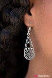 Paparazzi "Let It Bloom - Silver" earring Paparazzi Jewelry