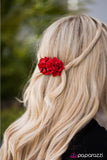 Paparazzi "Let It GROW - Red" hair clip Paparazzi Jewelry