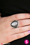 Paparazzi "Let It REIGN" White Ring Paparazzi Jewelry