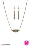 Paparazzi "Let It Soar" Brass Necklace & Earring Set Paparazzi Jewelry