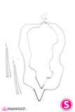 Paparazzi "Let It V" necklace Paparazzi Jewelry