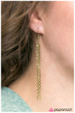 Paparazzi "Let It V - Brass" necklace Paparazzi Jewelry
