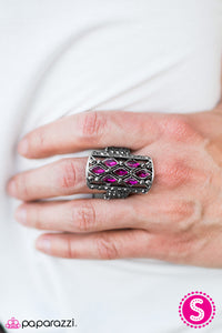Paparazzi "Let Me Adjust My Crown" Pink Ring Paparazzi Jewelry