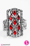 Paparazzi "Let Me Adjust My Crown" Red Ring Paparazzi Jewelry