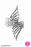 Paparazzi "Let Me Be Your Wings" Silver Ring Paparazzi Jewelry