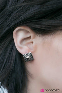 Paparazzi "Let Me Entertain You" Silver Post Earrings Paparazzi Jewelry