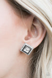 Paparazzi "Let Me Entertain You" White Post Earrings Paparazzi Jewelry