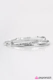 Paparazzi "Let Me Hear You Roar" White Bracelet Paparazzi Jewelry
