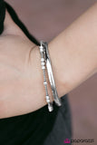 Paparazzi "Let Me Hear You Roar" White Bracelet Paparazzi Jewelry