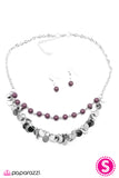 Paparazzi "Let Me Introduce Myself..." Purple Necklace & Earring Set Paparazzi Jewelry
