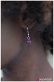 Paparazzi "Let Me Introduce Myself..." Purple Necklace & Earring Set Paparazzi Jewelry