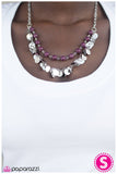 Paparazzi "Let Me Introduce Myself..." Purple Necklace & Earring Set Paparazzi Jewelry