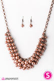 Paparazzi "Lets Be Mermaids" Copper Necklace & Earring Set Paparazzi Jewelry