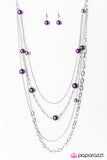 Paparazzi "Lets Celebrate! - Purple" necklace Paparazzi Jewelry