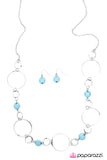 Paparazzi "Lets Start At the Very Beginning - Blue" necklace Paparazzi Jewelry