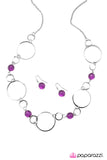 Paparazzi "Lets Start At The Very Beginning - Purple" necklace Paparazzi Jewelry