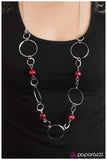 Paparazzi "Lets Start At the Very Beginning - Red" necklace Paparazzi Jewelry