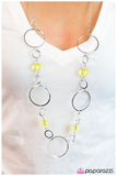 Paparazzi "Lets Start At the Very Beginning - Yellow" necklace Paparazzi Jewelry