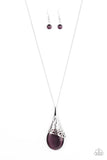 Paparazzi "Lets Take A MOONWALK - Purple " necklace Paparazzi Jewelry