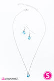 Paparazzi "Let There Be MOONLIGHT - Blue" necklace Paparazzi Jewelry