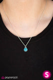 Paparazzi "Let There Be MOONLIGHT - Blue" necklace Paparazzi Jewelry
