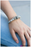 Paparazzi "Let Your Guard Down - Black" bracelet Paparazzi Jewelry