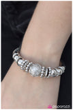 Paparazzi "Let Your Guard Down - White" bracelet Paparazzi Jewelry