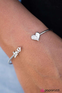 Paparazzi "Let Your Heart Be Your Compass" White Bracelet Paparazzi Jewelry