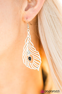 Paparazzi "Let Your Heart Soar" Black Earrings Paparazzi Jewelry