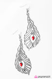 Paparazzi "Let Your Heart Soar" Red Earrings Paparazzi Jewelry