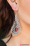 Paparazzi "Let Your Heart Soar" Red Earrings Paparazzi Jewelry