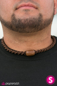 Paparazzi "Life Is Better At The Beach" Brown Urban Necklace Unisex Paparazzi Jewelry