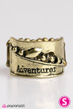 Paparazzi "Lifes An Adventure" Brass Ring Paparazzi Jewelry