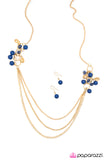 Paparazzi "Lifting My Spirits" Blue Necklace & Earring Set Paparazzi Jewelry