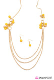Paparazzi "Lifting My Spirits - Yellow" necklace Paparazzi Jewelry