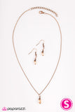 Paparazzi "Light Of My Life - Copper" necklace Paparazzi Jewelry