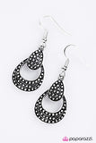 Paparazzi "Lights Out" earring Paparazzi Jewelry