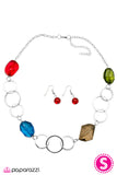 Paparazzi "Light Up The Night" Multi Necklace & Earring Set Paparazzi Jewelry