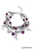 Paparazzi "Like Fine Wine - Purple" bracelet Paparazzi Jewelry