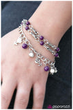 Paparazzi "Like Fine Wine - Purple" bracelet Paparazzi Jewelry