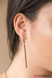 Paparazzi "Like FLOCK Work" Copper Necklace & Earring Set Paparazzi Jewelry