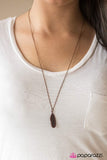 Paparazzi "Like FLOCK Work" Copper Necklace & Earring Set Paparazzi Jewelry