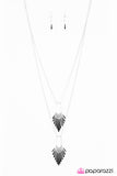 Paparazzi "Like It OAR Not - Silver" necklace Paparazzi Jewelry