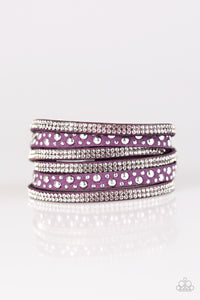Paparazzi "Limited Sparkle" Purple Wrap Bracelet Paparazzi Jewelry