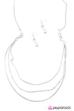Paparazzi "Limitless - Silver" necklace Paparazzi Jewelry