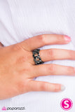 Paparazzi "Link Up" Black Ring Paparazzi Jewelry