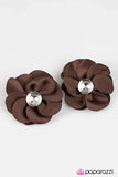 Paparazzi "Little Darlings - Brown" hair clip Paparazzi Jewelry