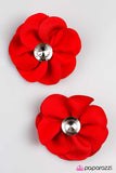 Paparazzi "Little Darlings - Red" hair clip Paparazzi Jewelry
