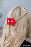 Paparazzi "Little Darlings - Red" hair clip Paparazzi Jewelry