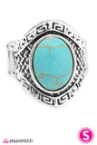 Paparazzi "Little Ol Cowgirl" Blue 045XX Ring Paparazzi Jewelry